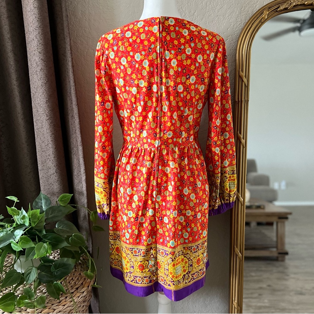 Vintage 70s Floral Dress *See Measurements* - Picture 5 of 9